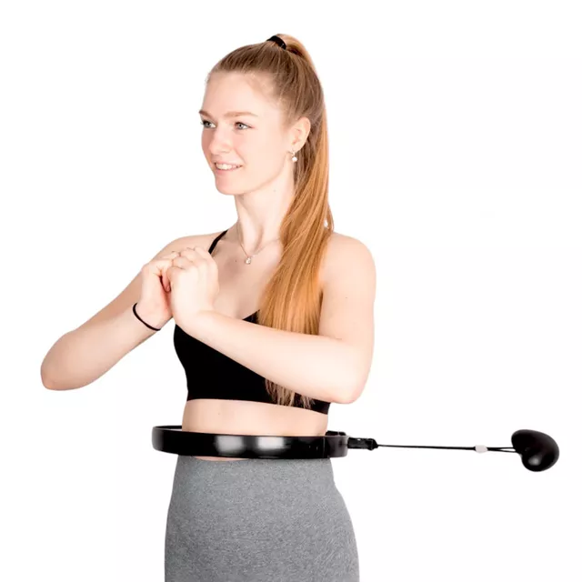 Hula hop z magnesami i obciążeniem inSPORTline Weight Hoop Feel 69-108 cm