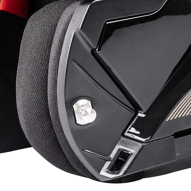 Kask motocyklowy szczękowy z blendą W-TEC Venero - Glossy Black-Gold