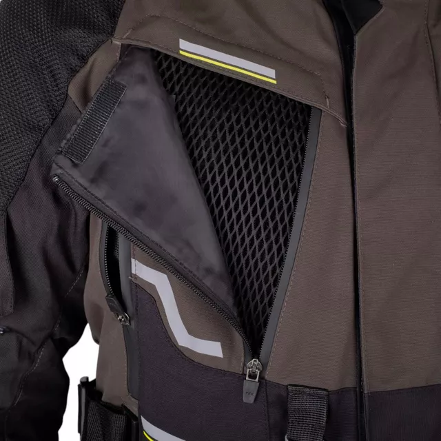 Męska kurtka motocyklowa W-TEC Daimick - Czarno-szary