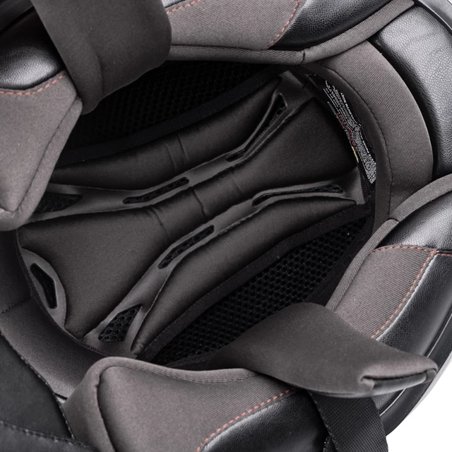 Kask integralny motocyklowy zamknięty z blendą W-TEC Vesco - Błyszczący czarno-niebieski