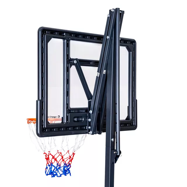 Kosz do koszykówki dla dzieci inSPORTline Lufkin ∙ regulowana wysokość ∙ tablica PE ∙ obręcz 38 cm ∙ mobilny na kółkach ∙ do domu i ogrodu