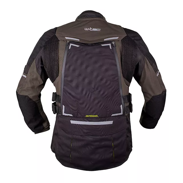 Męska kurtka motocyklowa W-TEC Daimick - Czarno-szary