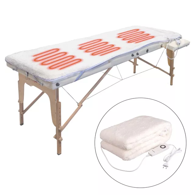 Uniwersalny koc podgrzewany elektrycznie inSPORTline Mawarta 190x70 cm