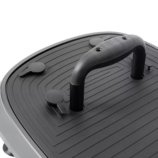 Dwupoziomowa platforma wibracyjna inSPORTline Duonique ∙ 3 wibracje ∙ 30 prędkości ∙ 6 programów ∙ pilot zdalnego sterowania ∙ nośność 100 kg ∙ ekspandery