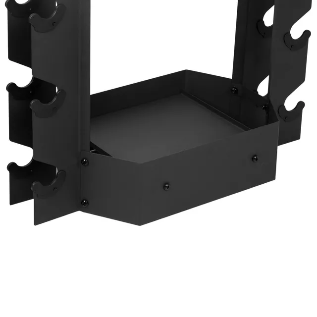 Stojak na hantle inSPORTline RK3020 ∙ rama ze stali ∙ max. obciążenie 250 kg ∙ miejsce na 8 hantli ∙ powłoka antyzarysowaniowa