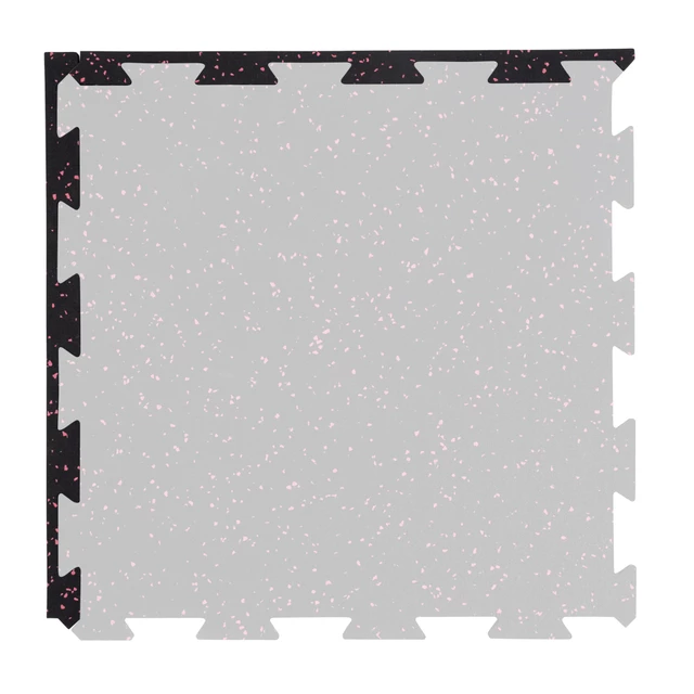 Krawędź maty pod sprzęt inSPORTline Puzeko 50x50x0,5 cm - czarny - wariant A