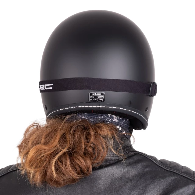 Kask motocyklowy otwarty W-TEC Badachos - Matt.czarny