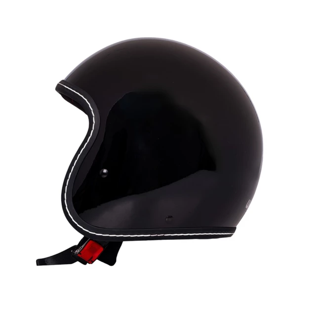 Kask motocyklowy na chopper W-TEC Badachos i gogle Atavist