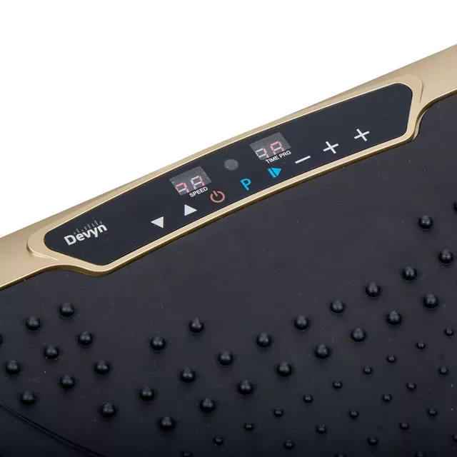 Platforma wibracyjna z linkami inSPORTline Devyn ∙ pilot ∙ 4 programy ∙ 50 poziomów ∙ panel LED - Biały