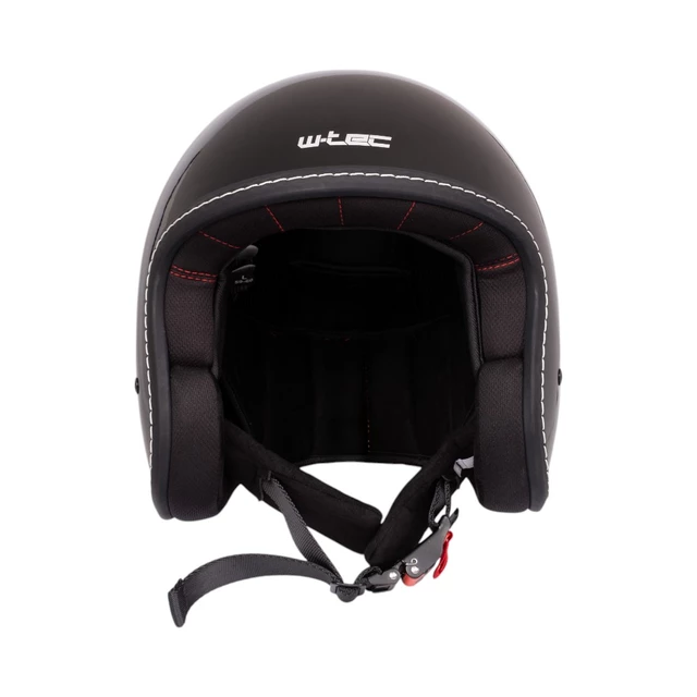 Kask motocyklowy na chopper W-TEC Badachos i gogle Atavist