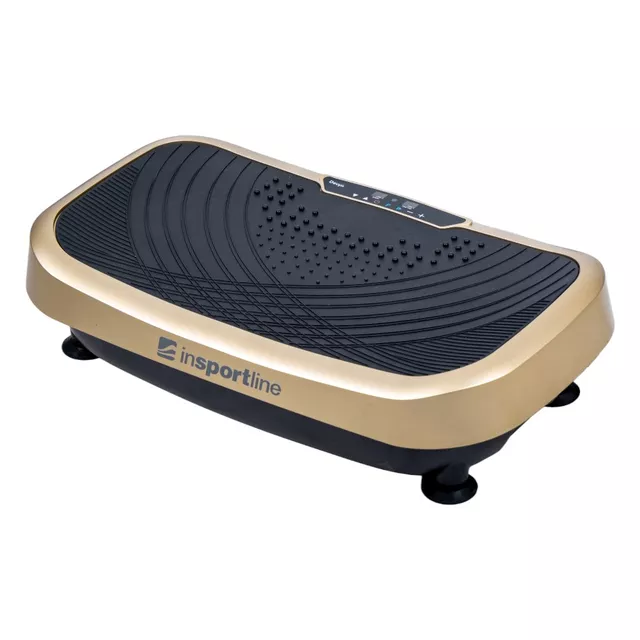 Platforma wibracyjna z linkami inSPORTline Devyn ∙ pilot ∙ 4 programy ∙ 50 poziomów ∙ panel LED - Biały