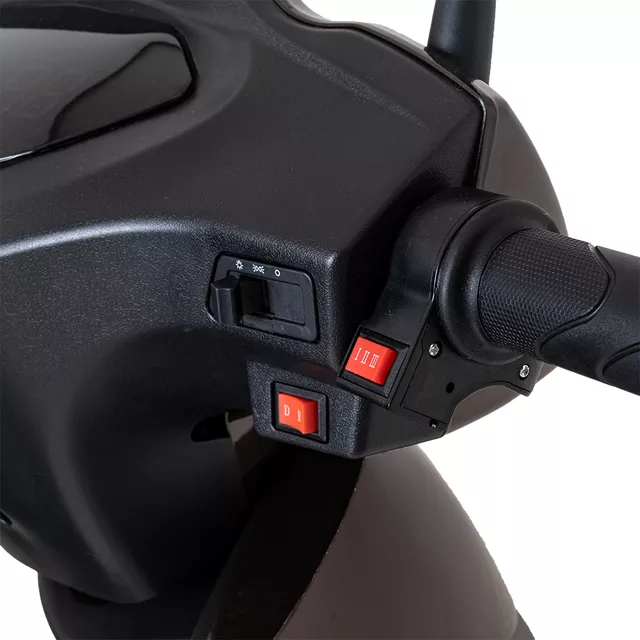 Trójkołowy wózek elektryczny inwalidzki inSPORTline Zorica - Czerwony