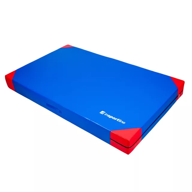 Materac gimnastyczny mata do ćwiczeń inSPORTline Agskal T25 200x120x20 cm - Niebieski