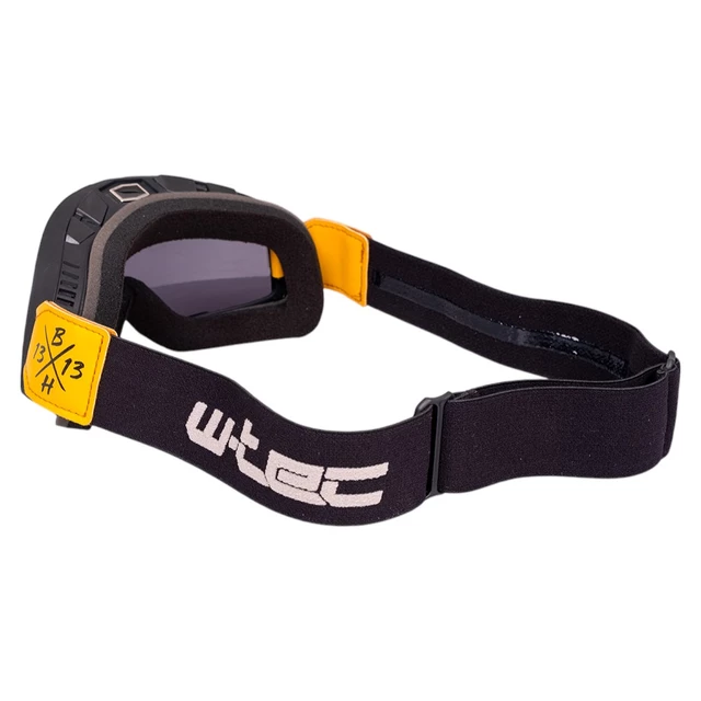 Gogle motocyklowe w stylu vintage retro W-TEC Black Heart Dalhart