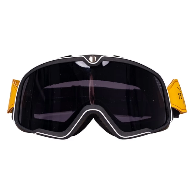 Gogle motocyklowe w stylu vintage retro W-TEC Black Heart Dalhart