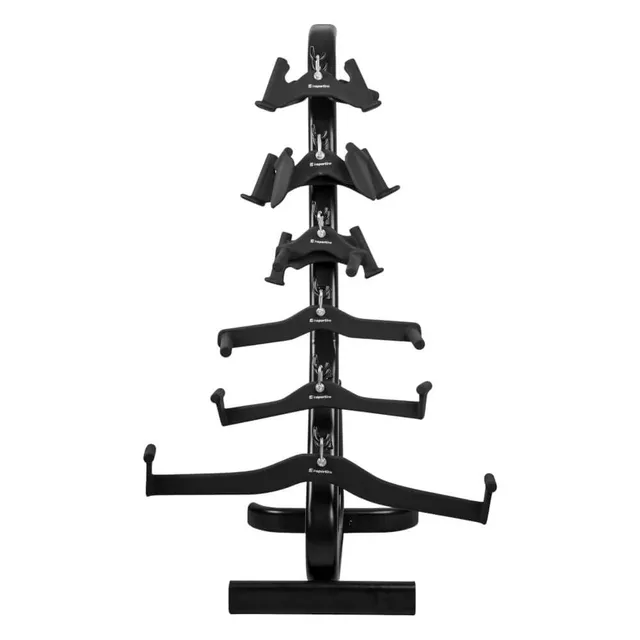 Stojak na adaptery do podciągania inSPORTline Adastand ∙ 12 stalowych haczyków ∙ nośność 180 kg ∙ matowe wykończenie