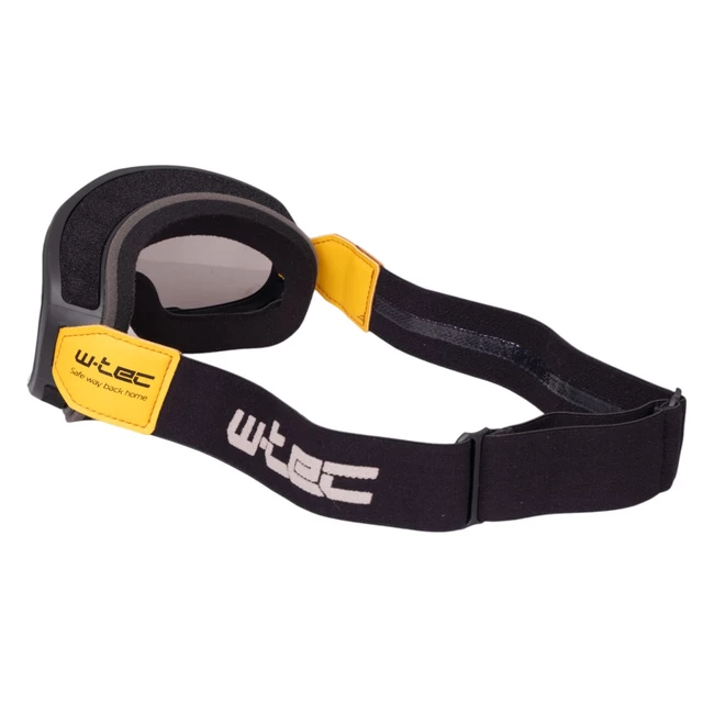 Gogle motocyklowe w stylu retro vintage W-TEC Chesster - Czarny