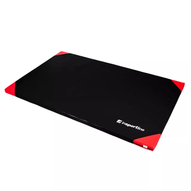 Materac gimnastyczny mata do ćwiczeń inSPORTline Gabyk T90 200x120x6 cm - Niebieski