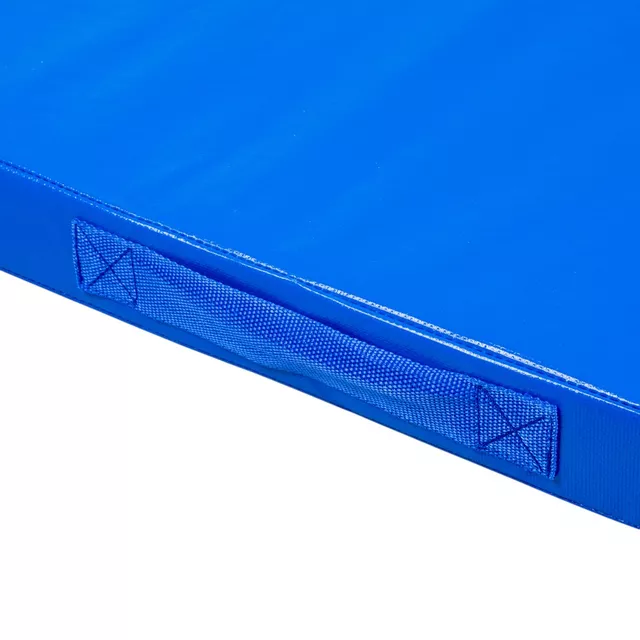Materac gimnastyczny mata do ćwiczeń inSPORTline Gabyk T90 200x120x6 cm - Niebieski