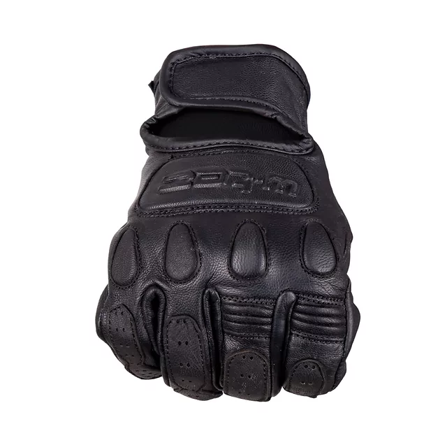 Skórzane rękawice motocyklowe W-TEC Cherton II - Czarny