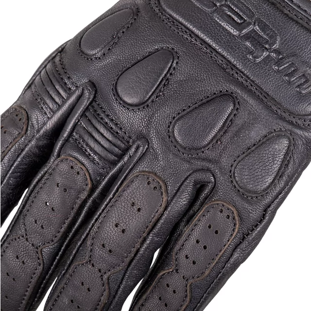 Skórzane rękawice motocyklowe W-TEC Cherton II - Czarny