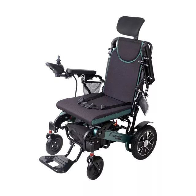 Elektryczny wózek inwalidzki inSPORTline Hawkie Evo Plus II z regulowanym oparciem 700W