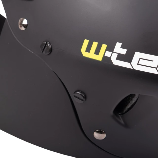 Kask downhill na rower motor enduro zjazdowy W-TEC Campanero Matt Black