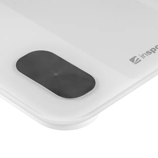 Inteligentna waga łazienkowa inSPORTline Syncale 20 ∙ smart ∙ 14 wartości ciała ∙ bluetooth ∙ fitdays ∙ nośność 180 kg ∙ szkło hartowane - Czarny