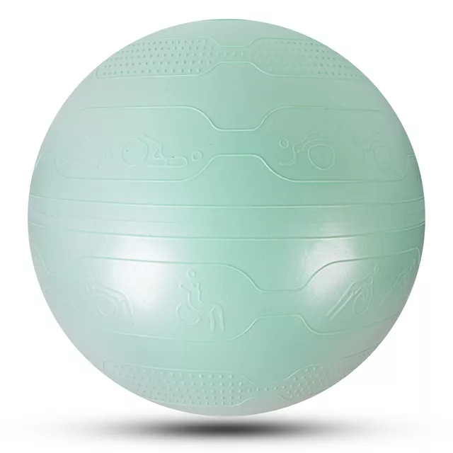 Piłka gimnastyczna fitness inSPORTline Stretch Ball 75 cm - mus mokka - Miętowy