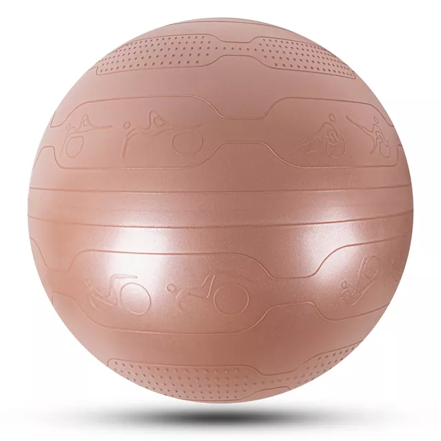 Piłka gimnastyczna fitness inSPORTline Stretch Ball 75 cm - mus mokka - mus mokka