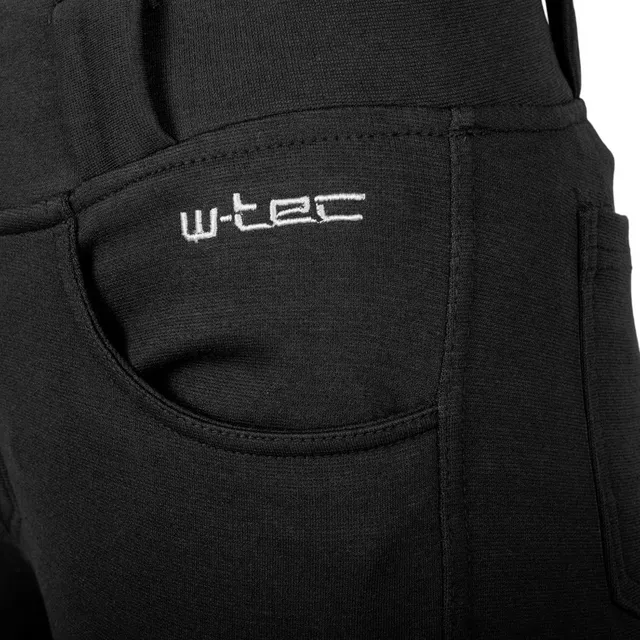 Legginsy motocyklowe damskie W-TEC Lukrecia Evo ∙ wzmocnienie aramidowe ∙ wyjmowane protektory kolan ∙ 4 praktyczne kieszenie ∙ elastyczny materiał - Czarny