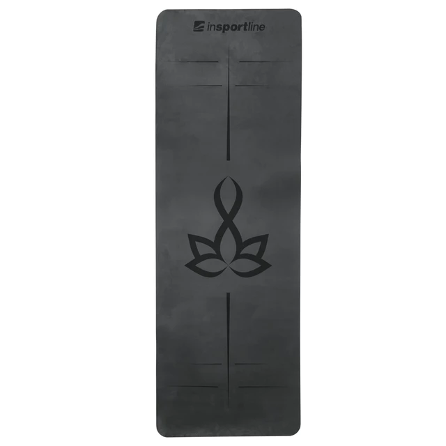 Mata fitness do ćwiczeń inSPORTline Padvana joga, aerobik 183x61cm - Niebieski