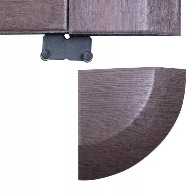 Mata ochronna / podłoga inSPORTline Luxteko Waffle 100x100x2 cm ∙ pod ciężki sprzęt siłowy ∙ struktura waffle ∙ amortyzacja uderzeń ∙ wodoodporna - marmur