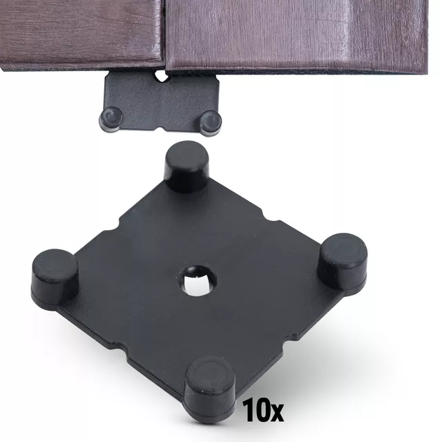 Zestaw łączników inSPORTline Luxteko Waffle ∙ 10 szt. ∙ do mat 2 cm ∙ stabilne połączenie ∙ dowolne układy