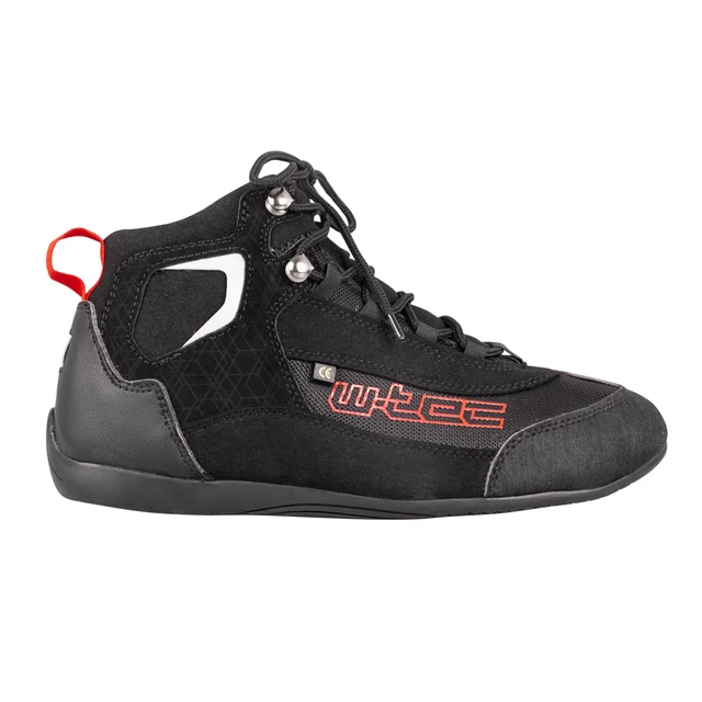 Damskie buty motocyklowe W-TEC Dinvara - Czarno-czerwony