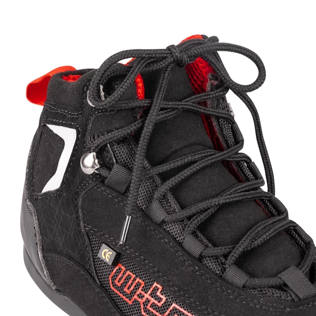 Damskie buty motocyklowe W-TEC Dinvara - Czarno-czerwony
