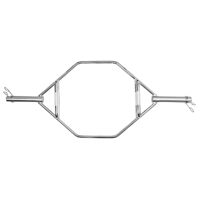 Gryf olimpijski Hex inSPORTline Hexlif 140cm/50mm ∙ do martwego ciągu ∙ waga 21,8 kg ∙ nośność 200 kg ∙ z zaciskami