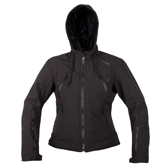 Damska softshellowa kurtka motocyklowa W-TEC Dyte - Czarny - Czarny