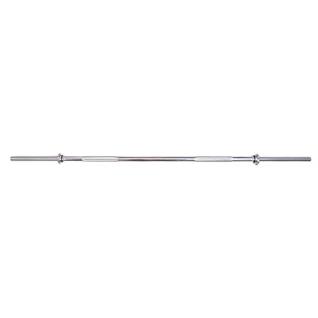 Gryf prosty inSPORTline Welexty 160cm/30mm ∙ z gwintem i zaciskami ∙ nośność 200 kg ∙ stalowa konstrukcja ∙ z gumowymi podkładkami