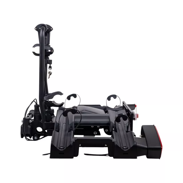 Bagażnik rowerowy na hak inSPORTline Trekan 2 Elektro ∙ na 2 rowery ∙ do e-bike ∙ nośność 60 kg ∙ odchylany ∙ platforma