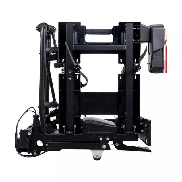 Bagażnik rowerowy na hak inSPORTline Trekan 2 Elektro ∙ na 2 rowery ∙ do e-bike ∙ nośność 60 kg ∙ odchylany ∙ platforma