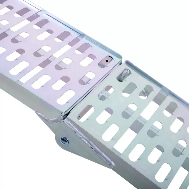 Rampa najazdowa W-TEC Haldenor ∙ najazd ∙ składana ∙ aluminiowa ∙ nośność 340 kg ∙ waga 6,2 kg ∙ pasek mocujący