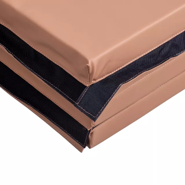 Składany materac gimnastyczny mata inSPORTline Kvadfold 200x120x5 cm - Czerwony