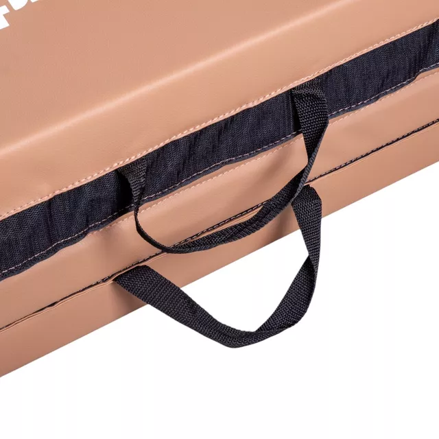 Składany materac gimnastyczny mata inSPORTline Kvadfold 200x120x5 cm - Czerwony
