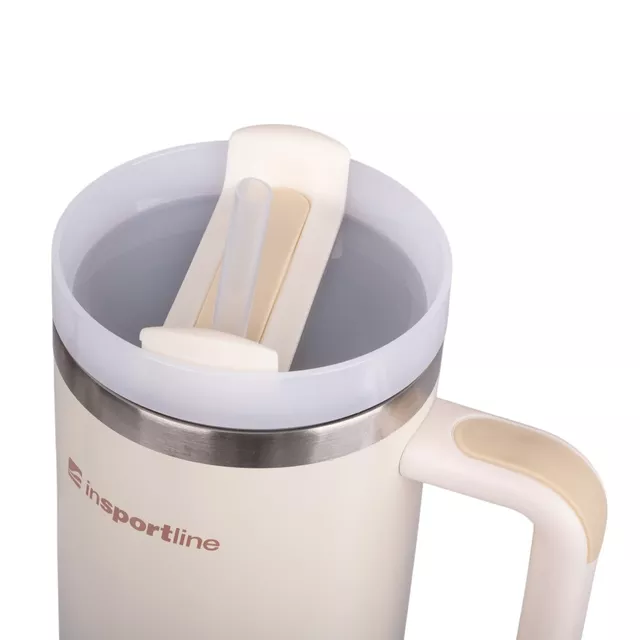 Kubek termiczny termos inSPORTline Misakafi Tumbler 1200 ml - Beżowy