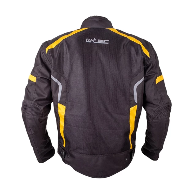 Męska letnia kurtka motocyklowa W-TEC Tosheck - Czarno-żółty