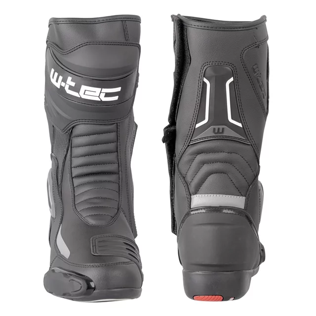 Buty motocyklowe W-TEC Rison Evo ∙ ochraniacze kostek i pięt ∙ elementy odblaskowe ∙ antypoślizgowa podeszwa ∙ wzmocnienie pod dźwignię - Czarny