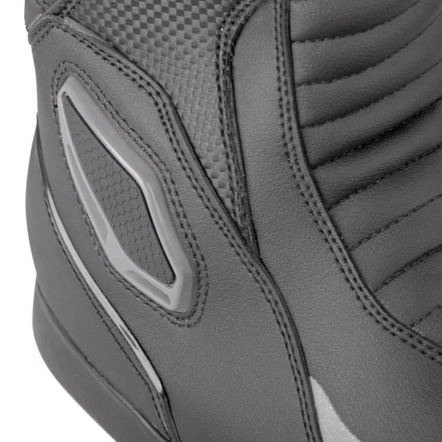 Buty motocyklowe W-TEC Rison Evo ∙ ochraniacze kostek i pięt ∙ elementy odblaskowe ∙ antypoślizgowa podeszwa ∙ wzmocnienie pod dźwignię - Czarny