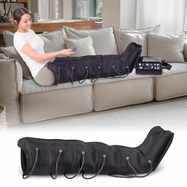 Rękaw kompresyjny na nogę nogawka do drenażu limfatycznego inSPORTline XXL 125x76 cm
