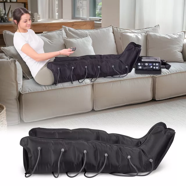 Rękaw kompresyjny na nogę nogawka do drenażu limfatycznego inSPORTline M (94x60 cm) – 1 para